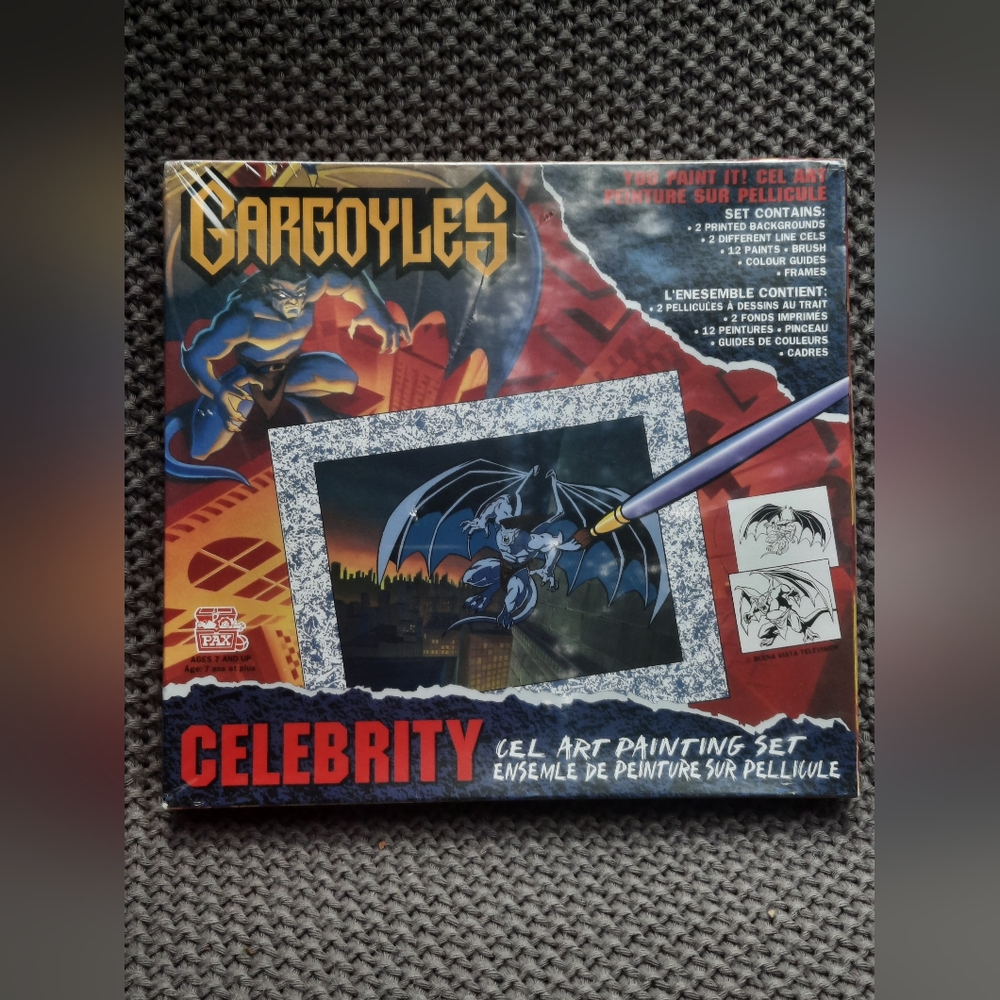 Vintage Gargoyles Celebrity Cel Art Painting Set (sealed)